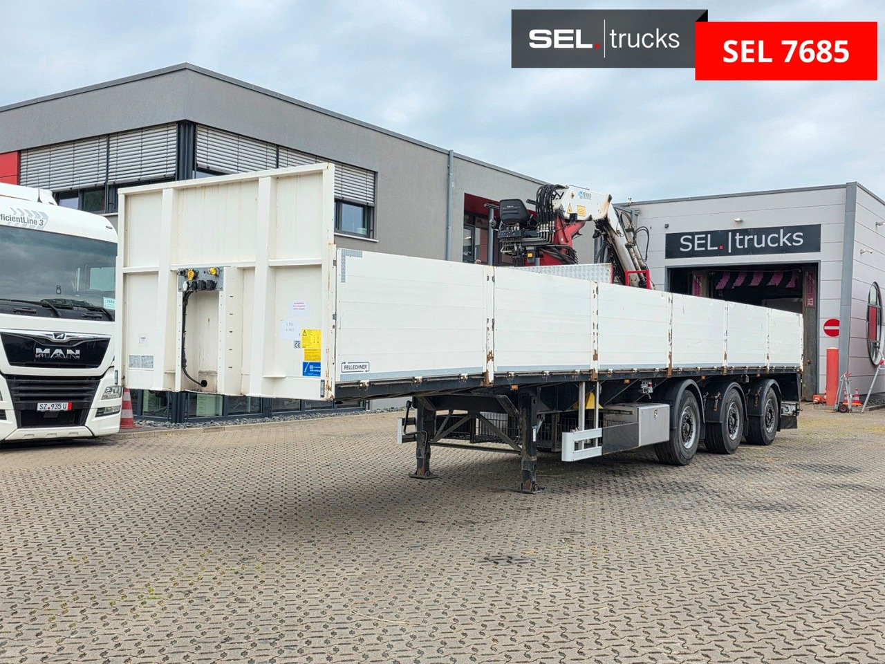 Fellechner SB31-L36 / Rollkran / Lenkachse - Platvorm/ Madelpoolhaagis: pilt 1 Fellechner SB31-L36 / Rollkran / Lenkachse - Platvorm/ Madelpoolhaagis: pilt 1