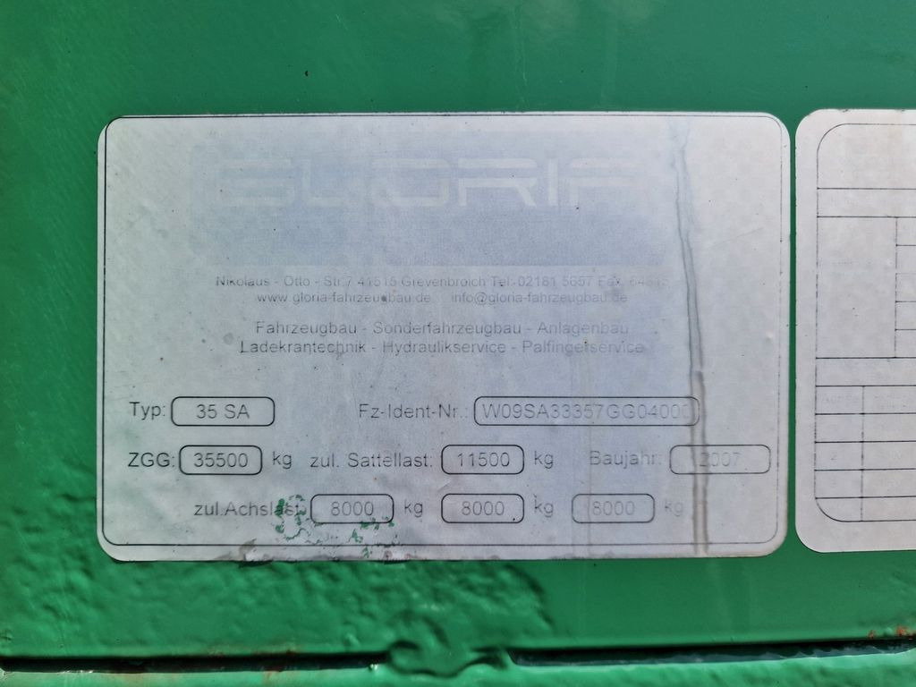 Platvorm/ Madelpoolhaagis Gloria 35SA / Teleskop / Lenkachse: pilt 26