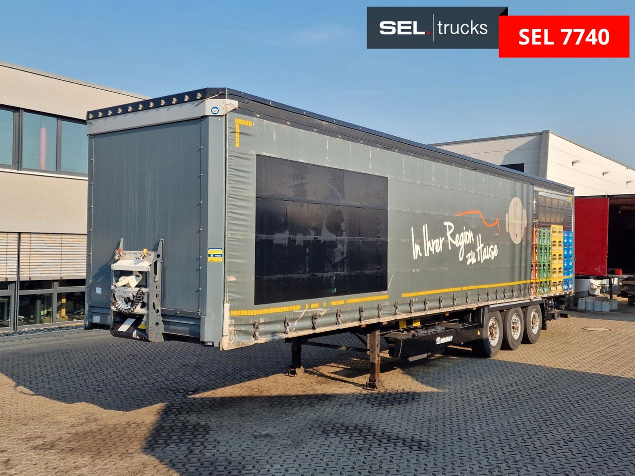 Krone SD / Ladebordwand / Lenkachse / Liftachse - Tentpoolhaagis: pilt 2 Krone SD / Ladebordwand / Lenkachse / Liftachse - Tentpoolhaagis: pilt 2