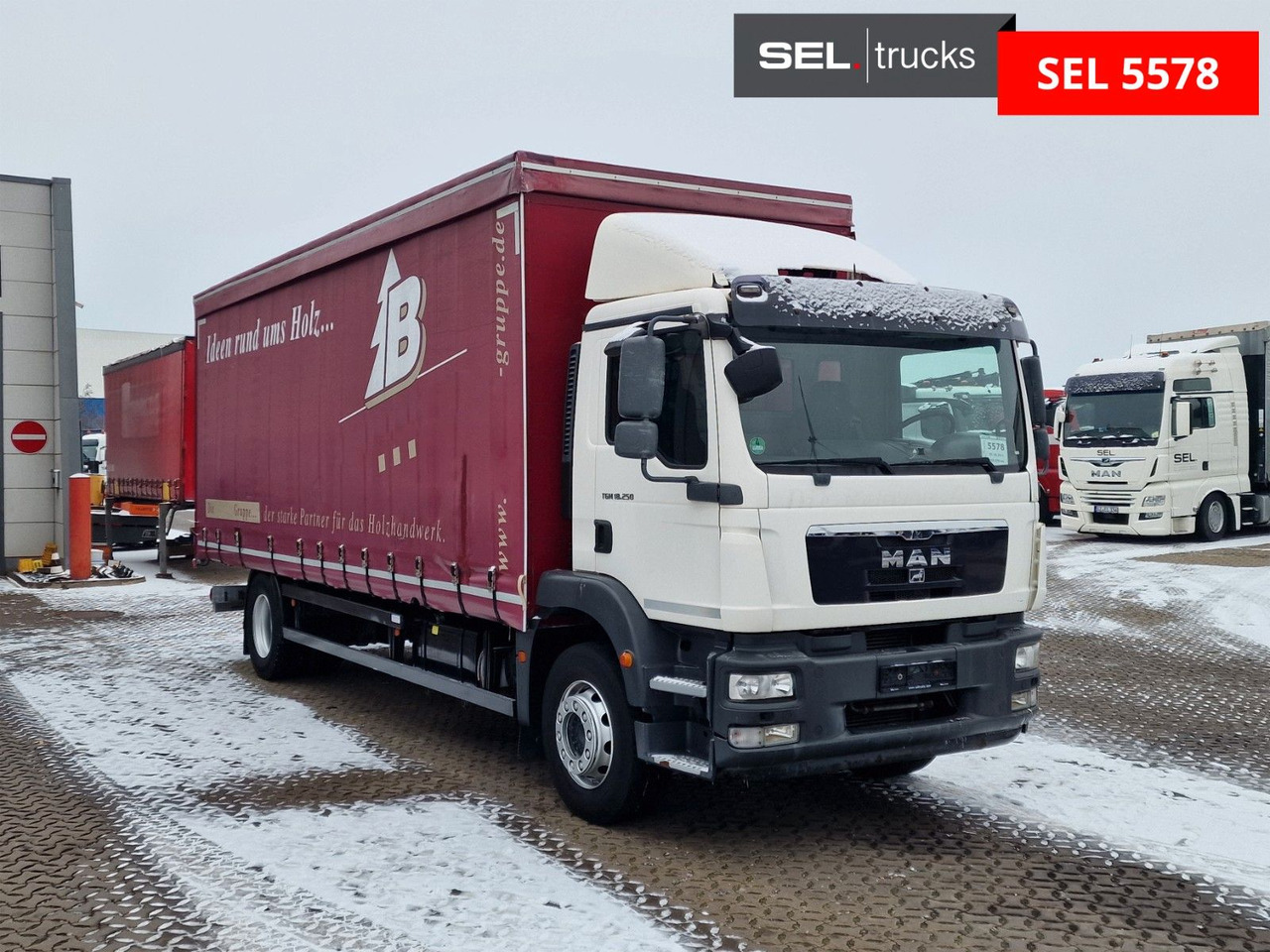 MAN TGM 18.250 4X2 LL / Staplerhalterung - Tent veoauto: pilt 3 MAN TGM 18.250 4X2 LL / Staplerhalterung - Tent veoauto: pilt 3