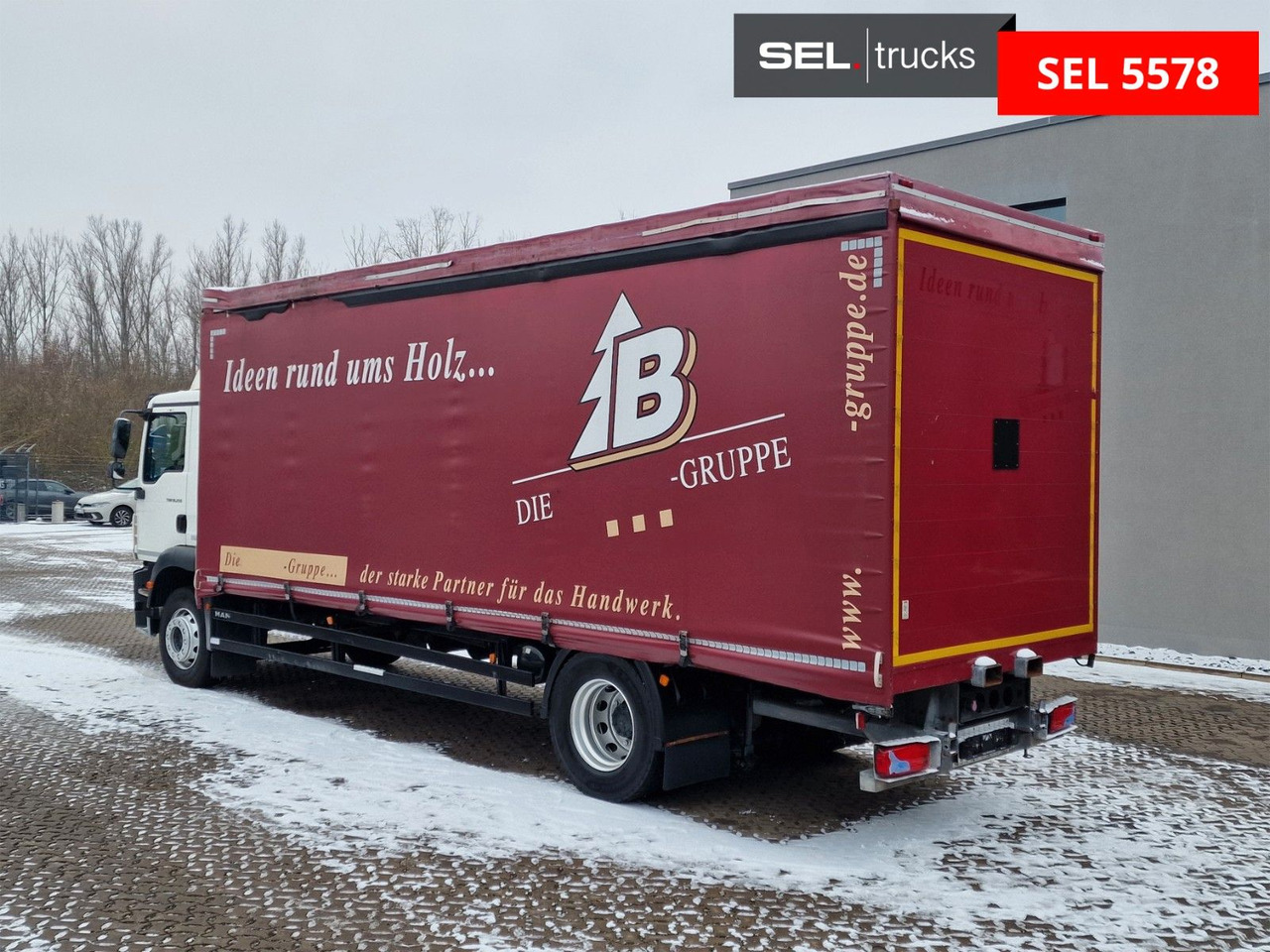 Tent veoauto MAN TGM 18.250 4X2 LL / Staplerhalterung: pilt 7