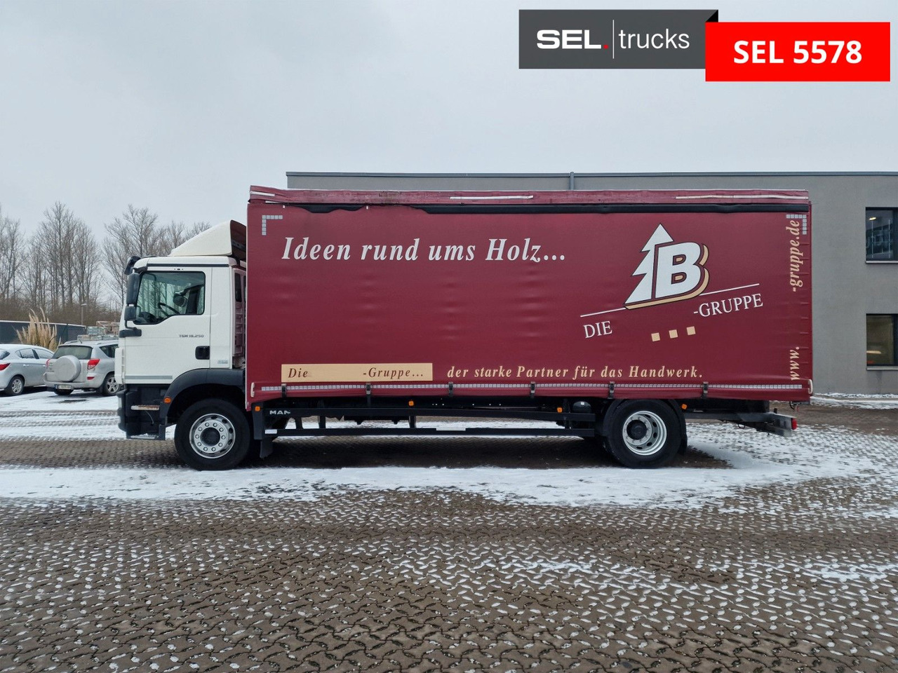 Tent veoauto MAN TGM 18.250 4X2 LL / Staplerhalterung: pilt 8