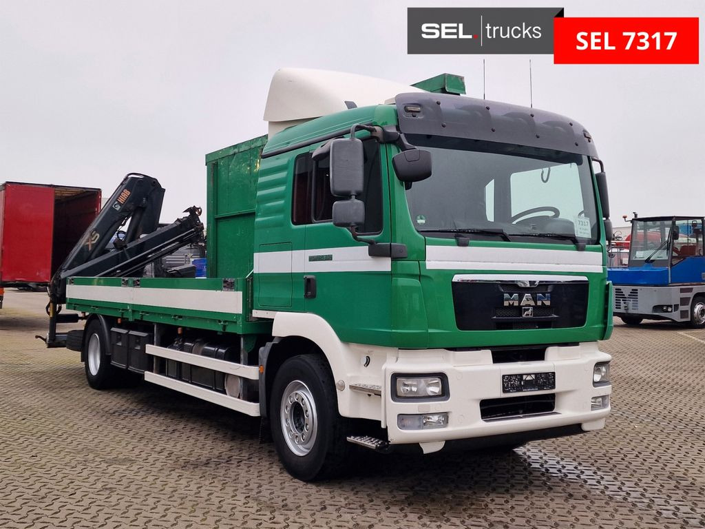 MAN TGM 18.340 4X2 BL /Standklima/HIAB 144 GLAS - Kraanaga veoauto: pilt 1 MAN TGM 18.340 4X2 BL /Standklima/HIAB 144 GLAS - Kraanaga veoauto: pilt 1