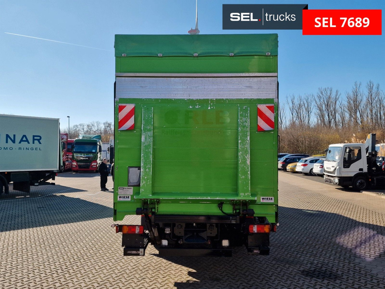 Tent veoauto MAN TGS 26.360 6X2-2 BL / Ladebordwand / Aluklappen: pilt 6