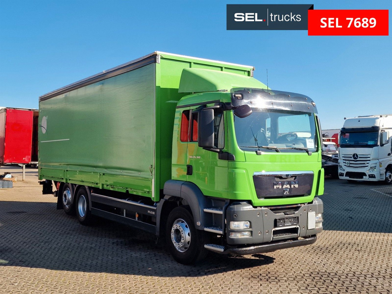 MAN TGS 26.360 6X2-2 BL / Ladebordwand / Aluklappen - Tent veoauto: pilt 3 MAN TGS 26.360 6X2-2 BL / Ladebordwand / Aluklappen - Tent veoauto: pilt 3