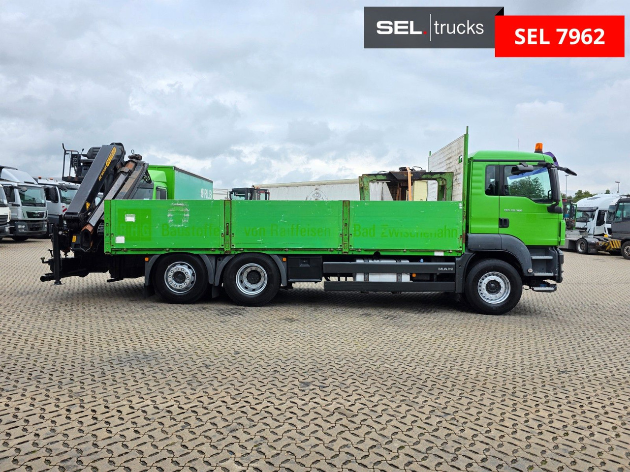 MAN TGS 26.360 6x2-2 BL/ Palfinger 16002 / Lenkachse - Kraanaga veoauto: pilt 4 MAN TGS 26.360 6x2-2 BL/ Palfinger 16002 / Lenkachse - Kraanaga veoauto: pilt 4