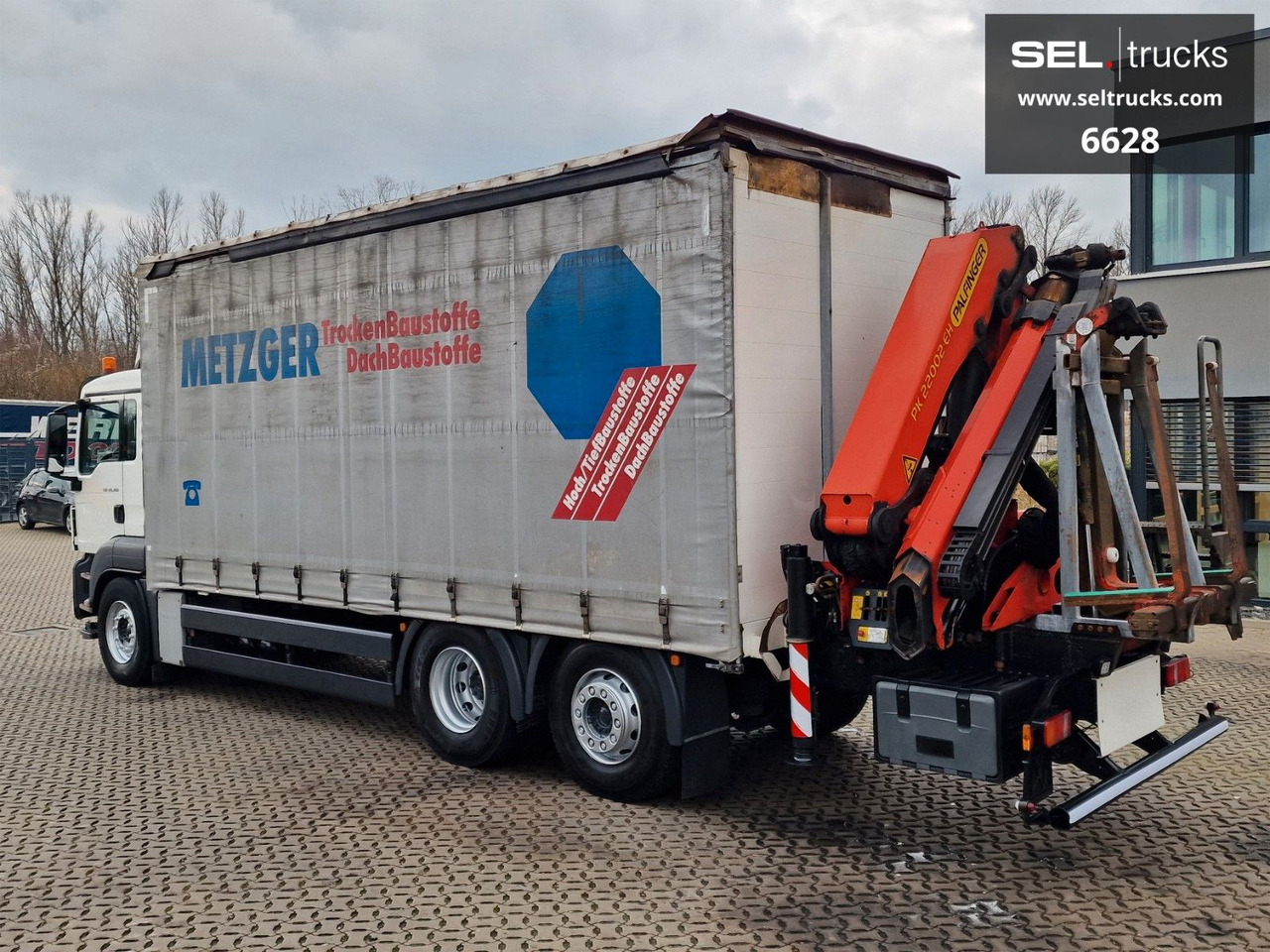 MAN TGS 26.360 / Palfinger PK 22002EH / Lenkachse MAN TGS 26.360 / Palfinger PK 22002EH / Lenkachse - Kraanaga veoauto, Tent veoauto: pilt 2 MAN TGS 26.360 / Palfinger PK 22002EH / Lenkachse MAN TGS 26.360 / Palfinger PK 22002EH / Lenkachse - Kraanaga veoauto, Tent veoauto: pilt 2