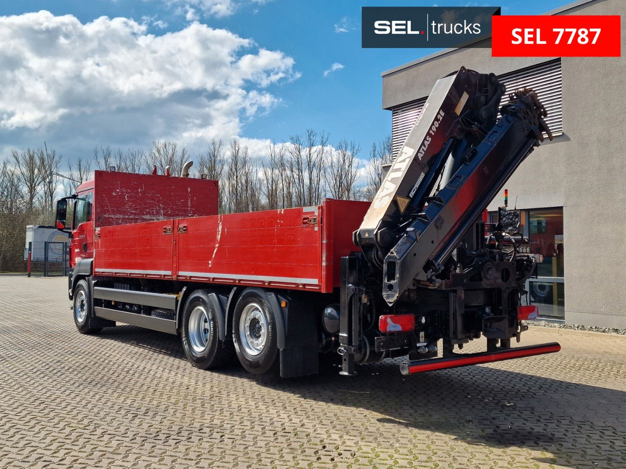 Kraanaga veoauto MAN TGS 26.440 6X2-2 LL /Atlas 190 / Fernbedienung.: pilt 7