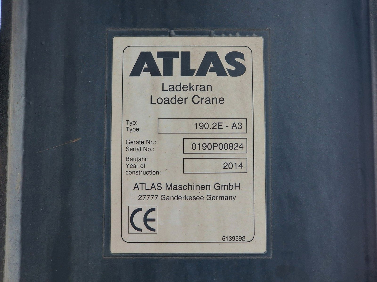 Kraanaga veoauto MAN TGS 26.440 6X2-2 LL /Atlas 190 / Fernbedienung.: pilt 13