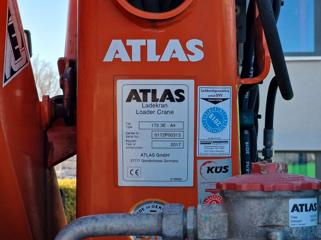 Kraanaga veoauto, Madelveok/ Platvormveok MAN TGS 26.460 6X2-4 BL / Intarder / Atlas 172.3E-A4: pilt 13