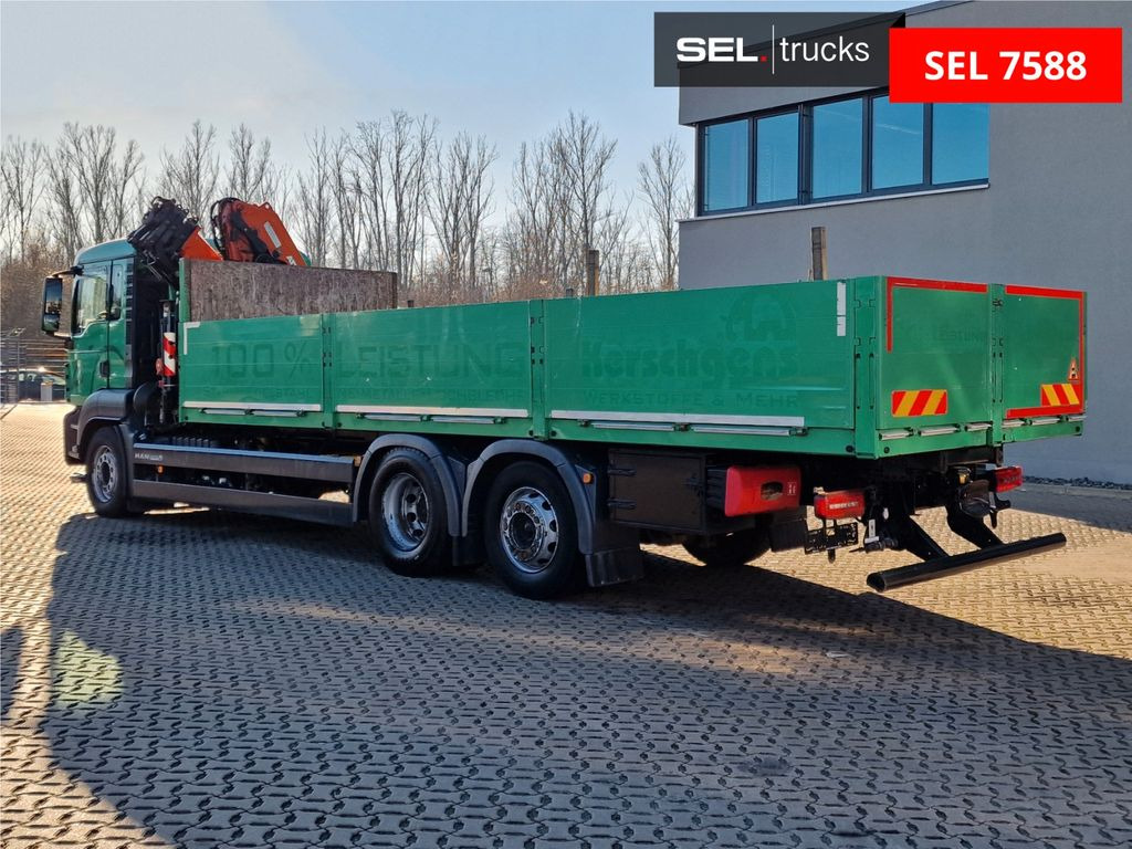 Kraanaga veoauto, Madelveok/ Platvormveok MAN TGS 26.460 6X2-4 BL / Intarder / Atlas 172.3E-A4: pilt 7