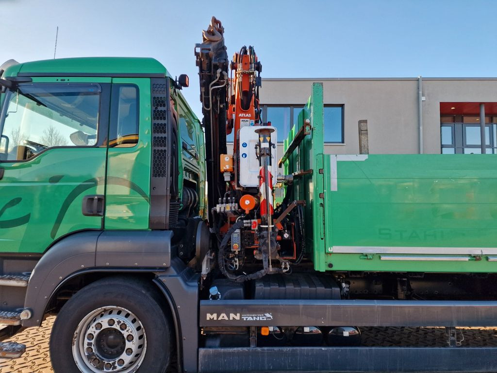 Kraanaga veoauto, Madelveok/ Platvormveok MAN TGS 26.460 6X2-4 BL / Intarder / Atlas 172.3E-A4: pilt 12