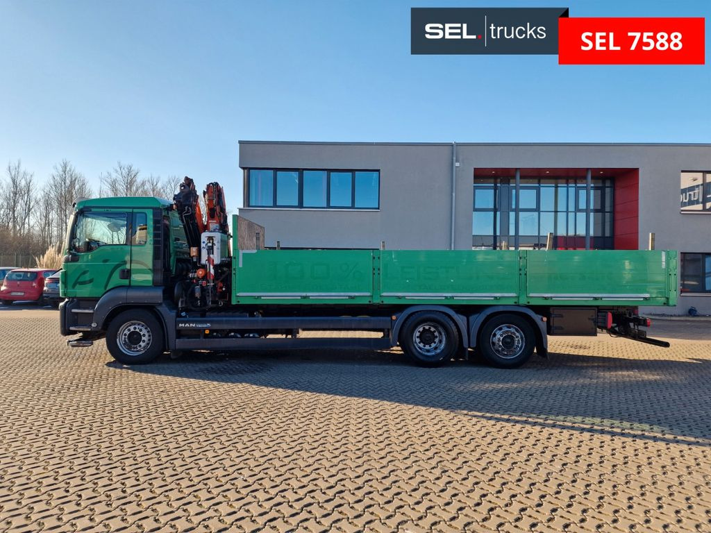 Kraanaga veoauto, Madelveok/ Platvormveok MAN TGS 26.460 6X2-4 BL / Intarder / Atlas 172.3E-A4: pilt 8