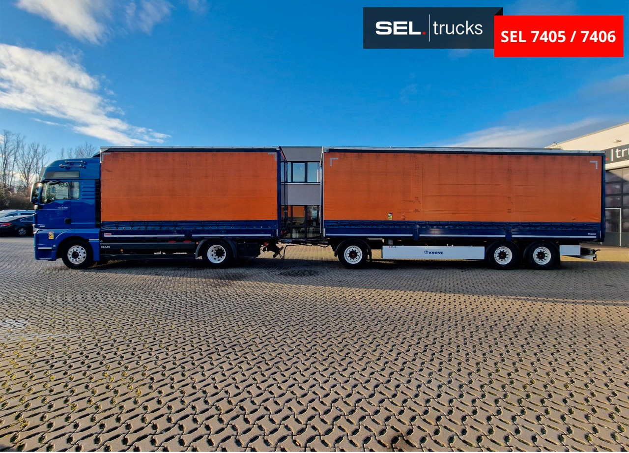 MAN TGX 18.580 4X2 LL/ Intarder/Aluklappen/Durchlade - Tent veoauto: pilt 1 MAN TGX 18.580 4X2 LL/ Intarder/Aluklappen/Durchlade - Tent veoauto: pilt 1