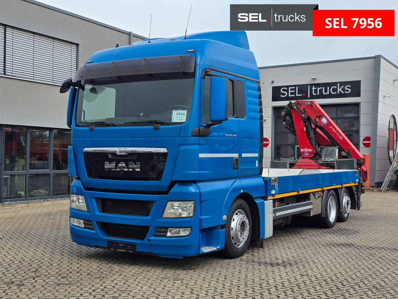 MAN TGX 24.440 6X2-2 LL-U / Intarder / HMF / Fernb. - Kraanaga veoauto: pilt 1 MAN TGX 24.440 6X2-2 LL-U / Intarder / HMF / Fernb. - Kraanaga veoauto: pilt 1