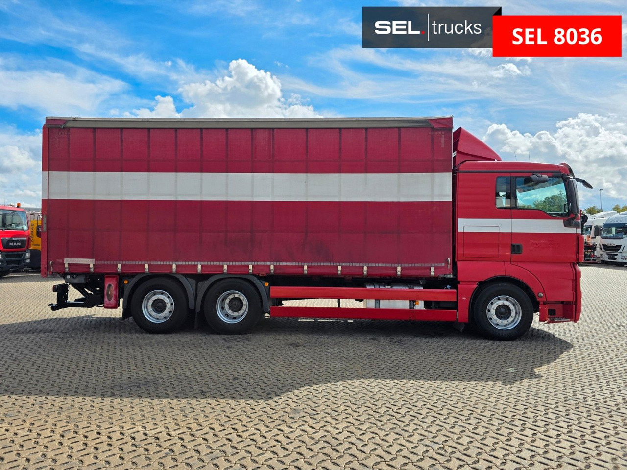 MAN TGX 26.360 6X2-2 LL / Intarder / Ldbw /Lenkachse - Tent veoauto: pilt 4 MAN TGX 26.360 6X2-2 LL / Intarder / Ldbw /Lenkachse - Tent veoauto: pilt 4
