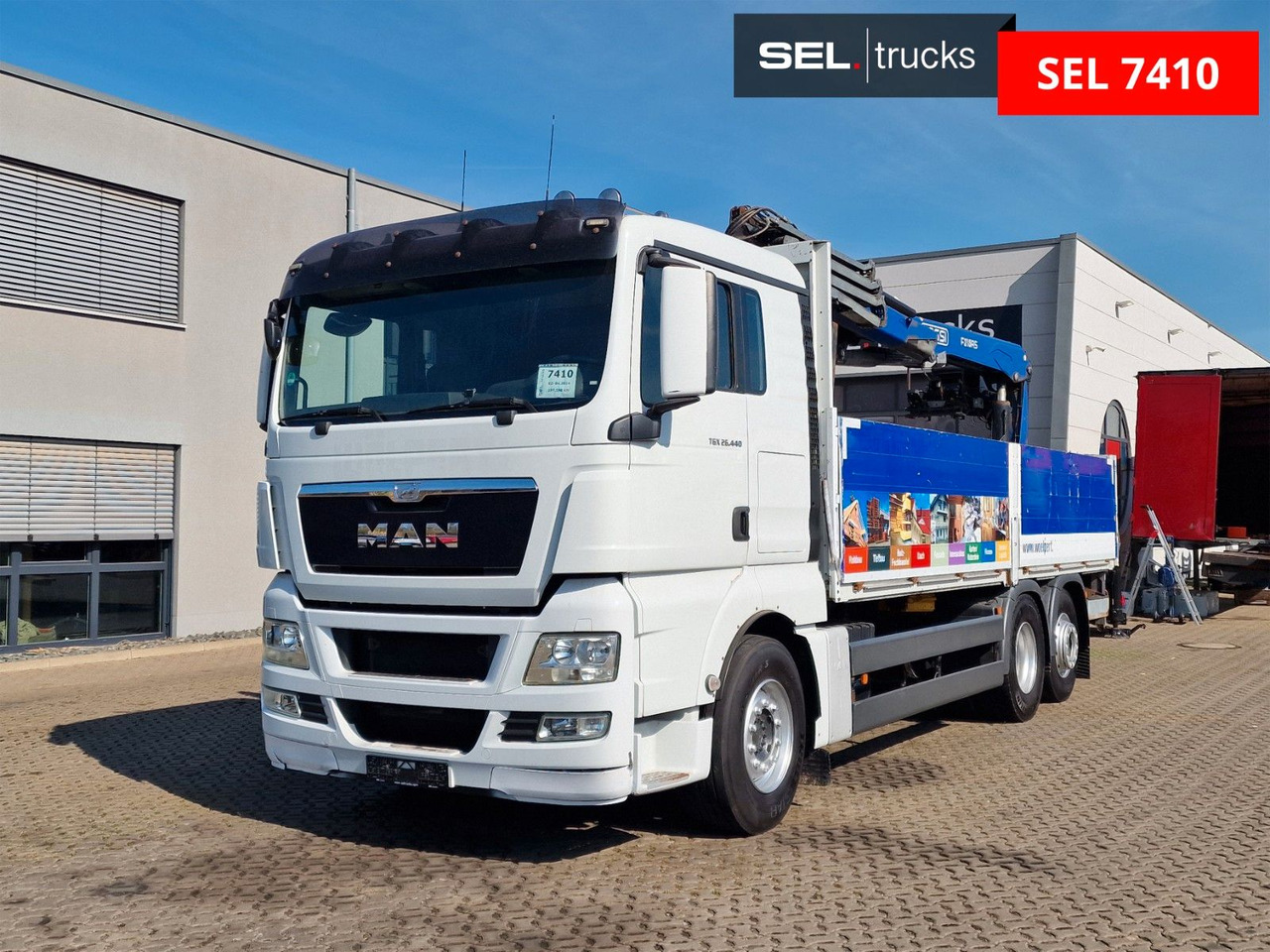 MAN TGX 26.440 6X2-2 LL /Intarder /Fassi /Lenkachse - Kraanaga veoauto: pilt 1 MAN TGX 26.440 6X2-2 LL /Intarder /Fassi /Lenkachse - Kraanaga veoauto: pilt 1