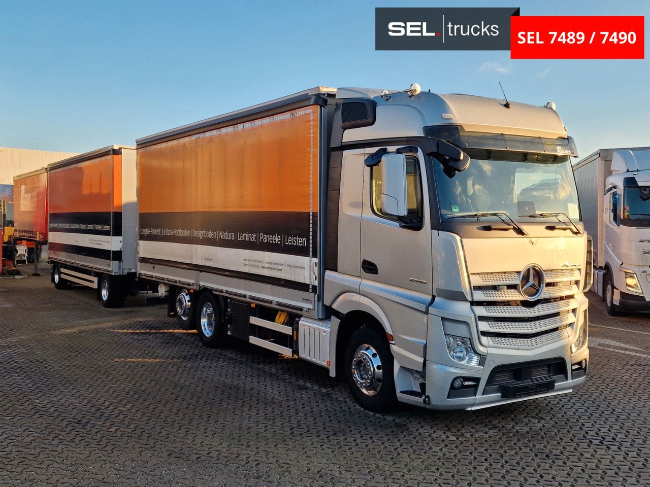 Mercedes-Benz Actros 2545 / Retarder / Alukappen / Standklima - Tent veoauto: pilt 3 Mercedes-Benz Actros 2545 / Retarder / Alukappen / Standklima - Tent veoauto: pilt 3