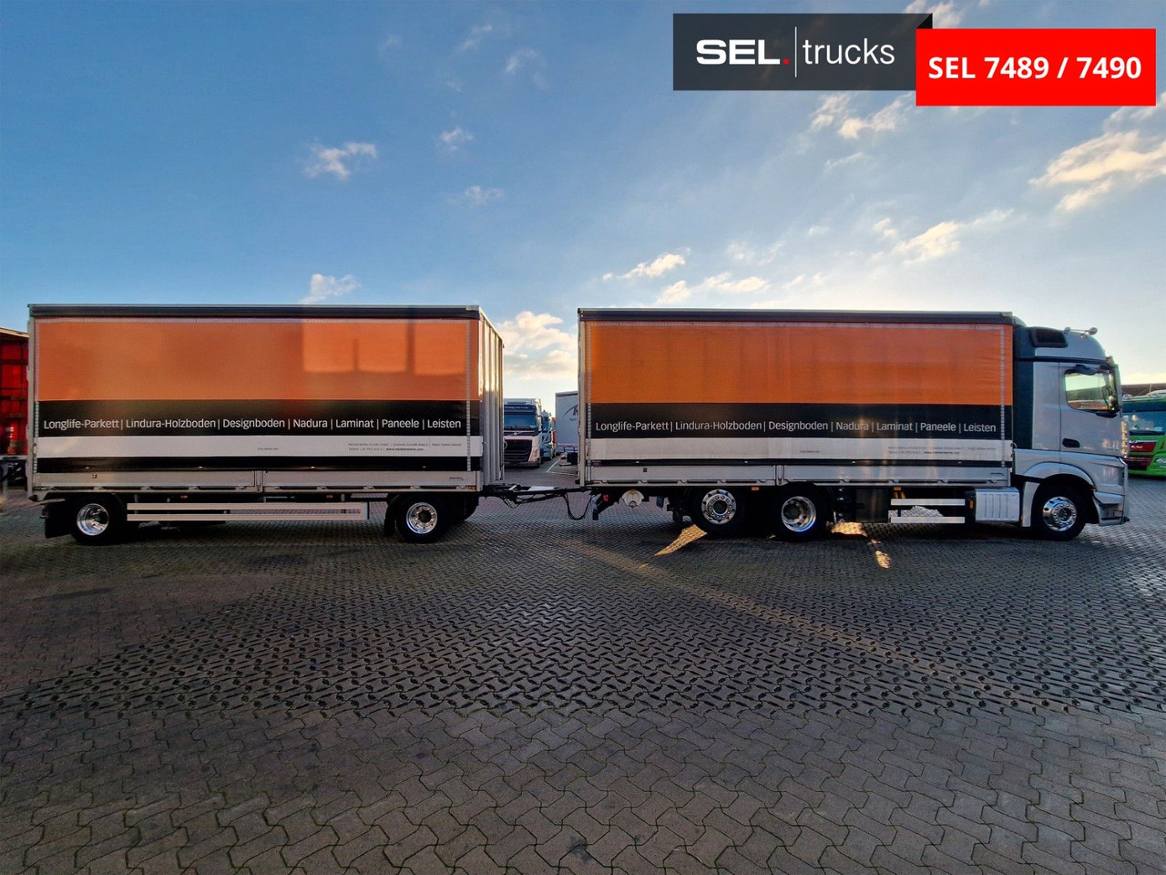 Mercedes-Benz Actros 2545 / Retarder / Alukappen / Standklima - Tent veoauto: pilt 4 Mercedes-Benz Actros 2545 / Retarder / Alukappen / Standklima - Tent veoauto: pilt 4