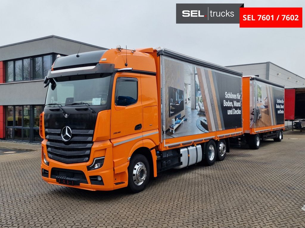 Mercedes-Benz Actros 2548 / Retarder / Aluklappen / Euro 6E - Tent veoauto: pilt 1 Mercedes-Benz Actros 2548 / Retarder / Aluklappen / Euro 6E - Tent veoauto: pilt 1