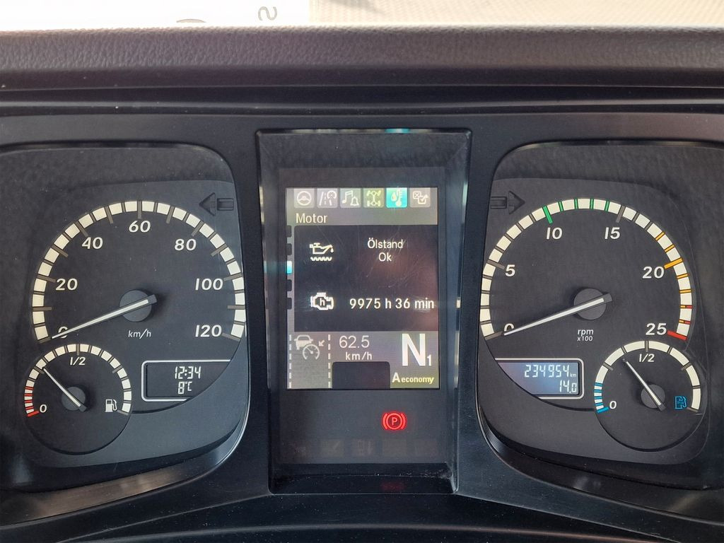 Nöörtõstukiga veoauto Mercedes-Benz Antos 1851 / Meiller Kipper / Standklima / Navi: pilt 24