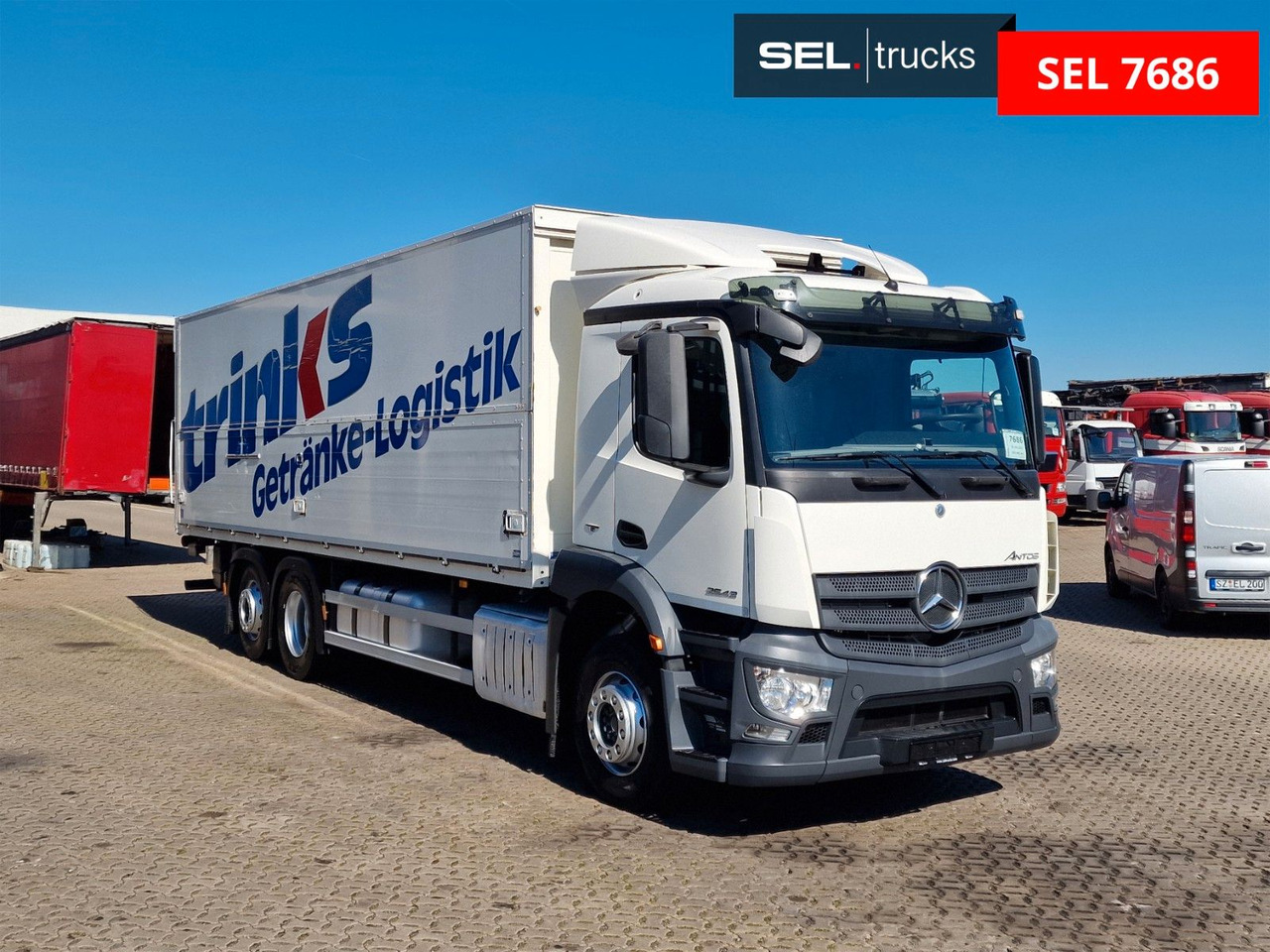 Mercedes-Benz Antos 2543 / Ladebordwand / Lenkachse /Liftachse - Joogiveok: pilt 3 Mercedes-Benz Antos 2543 / Ladebordwand / Lenkachse /Liftachse - Joogiveok: pilt 3