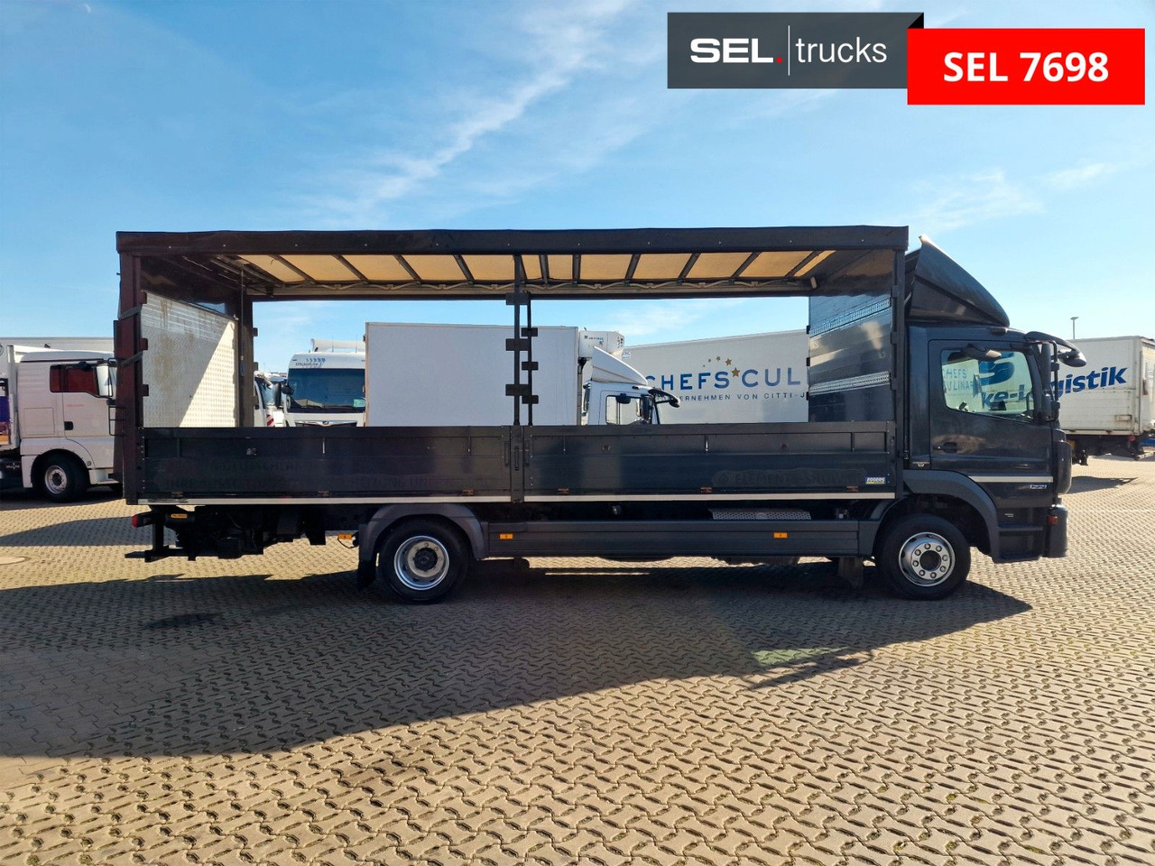 Mercedes-Benz Atego 1221 / Ladebordwand - Tent veoauto: pilt 4 Mercedes-Benz Atego 1221 / Ladebordwand - Tent veoauto: pilt 4