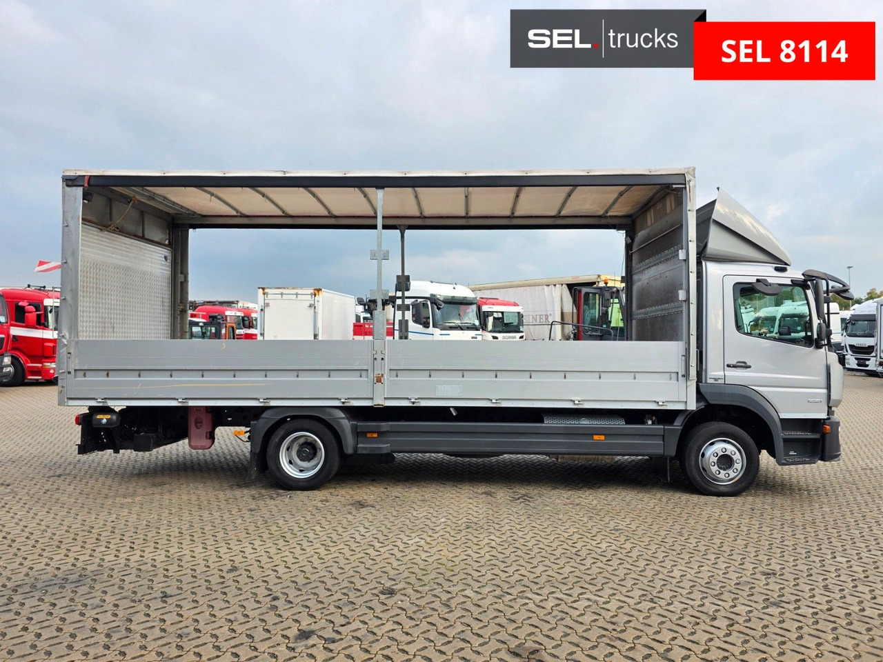 Mercedes-Benz Atego 1221 / Ladebordwand - Tent veoauto: pilt 4 Mercedes-Benz Atego 1221 / Ladebordwand - Tent veoauto: pilt 4