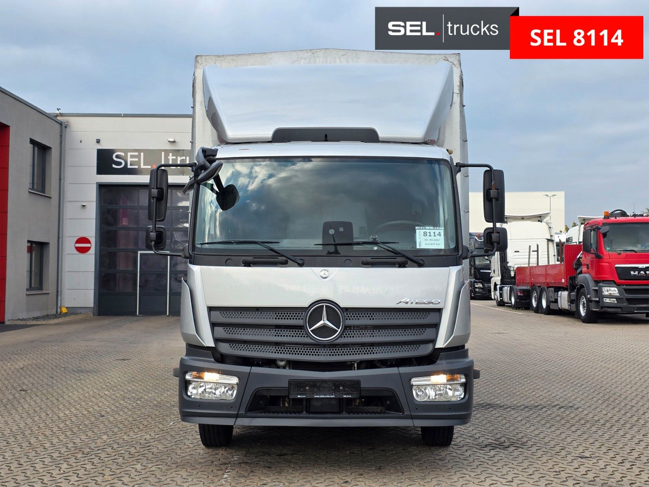 Mercedes-Benz Atego 1221 / Ladebordwand - Tent veoauto: pilt 2 Mercedes-Benz Atego 1221 / Ladebordwand - Tent veoauto: pilt 2