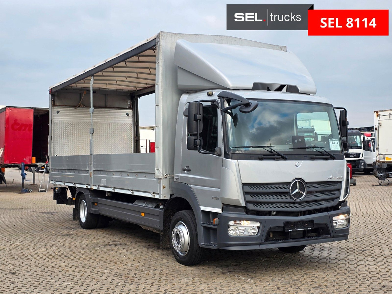 Mercedes-Benz Atego 1221 / Ladebordwand - Tent veoauto: pilt 3 Mercedes-Benz Atego 1221 / Ladebordwand - Tent veoauto: pilt 3