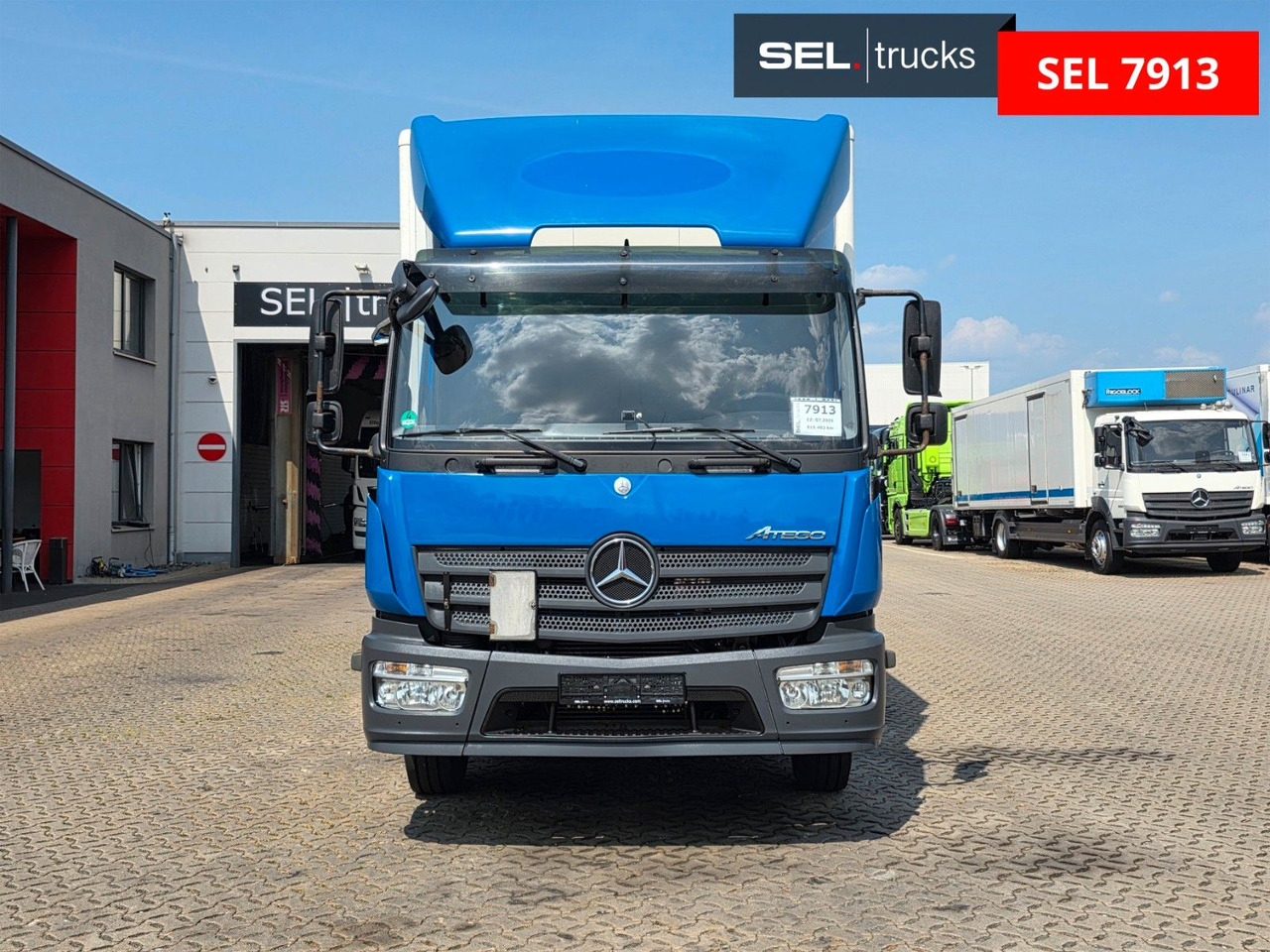Mercedes-Benz Atego 1221 / Ladebordwand - Kasti veoauto: pilt 2 Mercedes-Benz Atego 1221 / Ladebordwand - Kasti veoauto: pilt 2