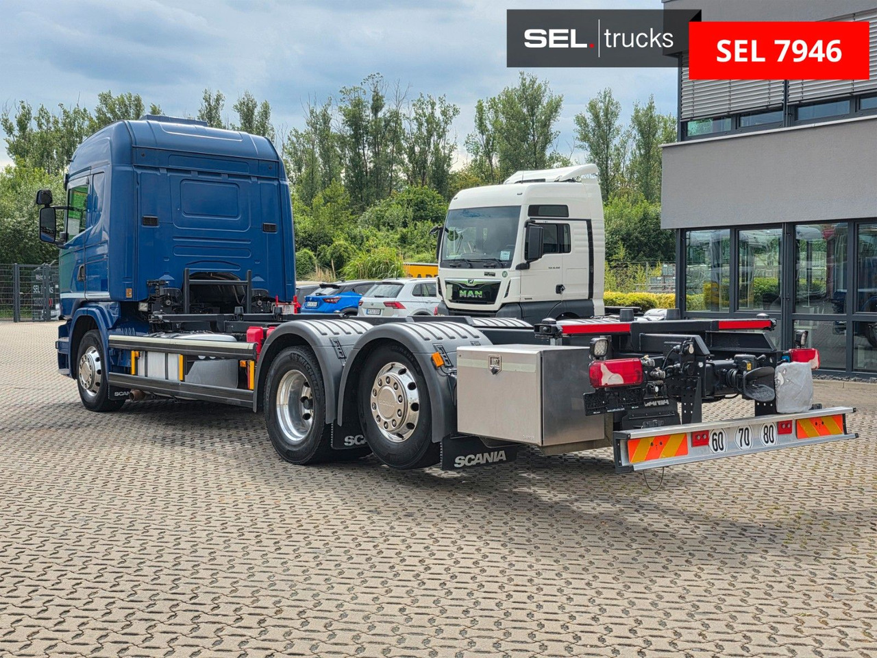 Konteinerveduk/ Tõstukiga veoauto Scania G 410 LB6X2*4MNB / Retarder/PTO/ADR/Lenkachse: pilt 7
