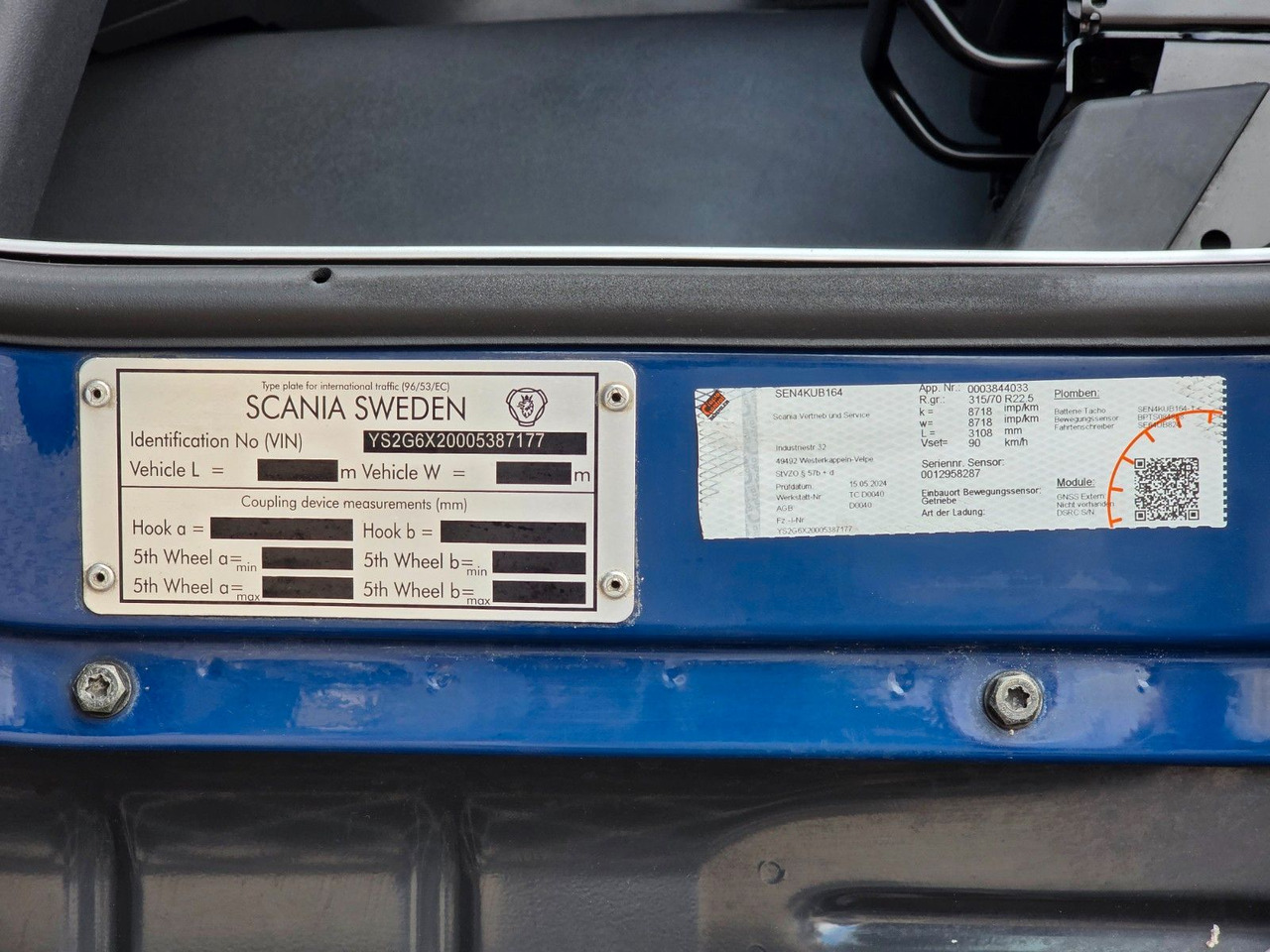 Konteinerveduk/ Tõstukiga veoauto Scania G 410 LB6X2*4MNB / Retarder/PTO/ADR/Lenkachse: pilt 13