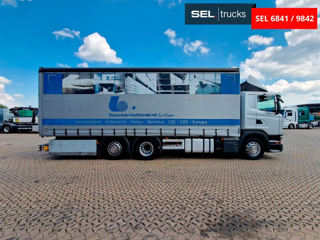 Scania G 410 /Retarder /mit Mitnahmestapler /Lenkachse - Tent veoauto: pilt 4 Scania G 410 /Retarder /mit Mitnahmestapler /Lenkachse - Tent veoauto: pilt 4