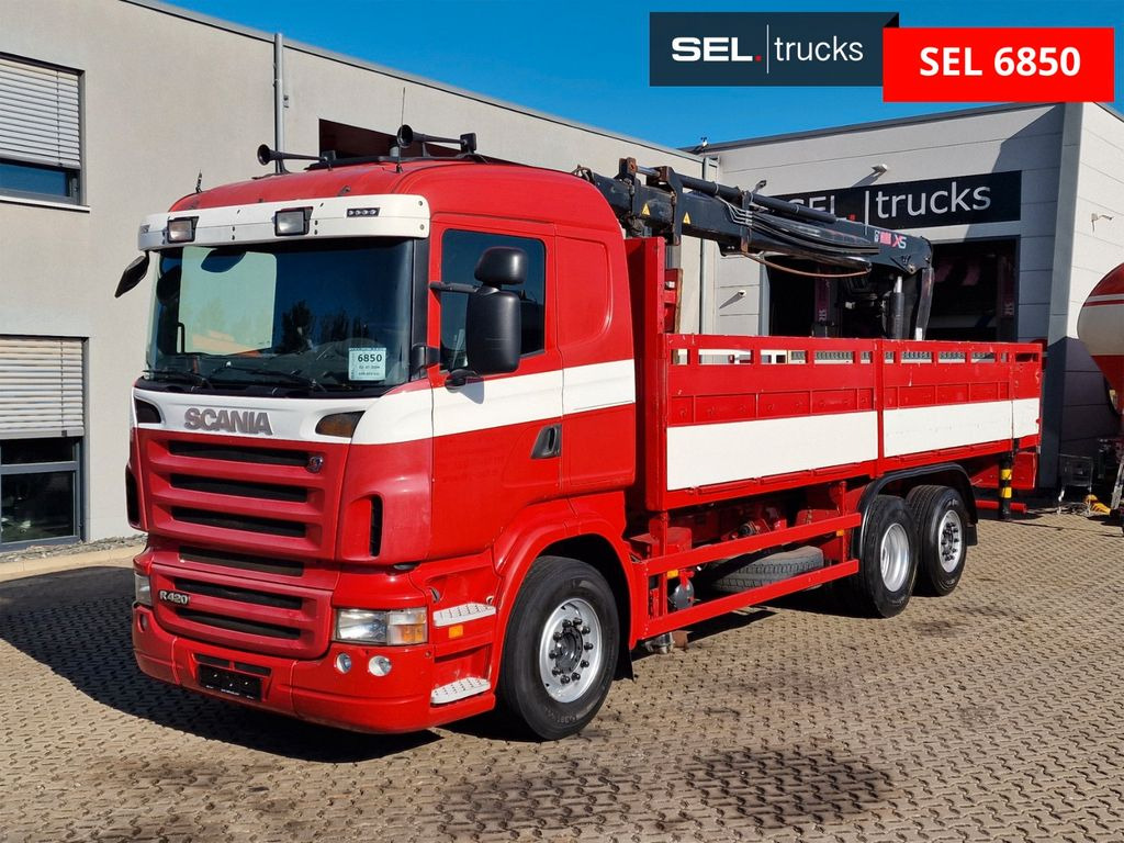 Scania R 380 LB6X2*4MNA / Retarder / HIAB 166K - Kraanaga veoauto, Madelveok/ Platvormveok: pilt 1 Scania R 380 LB6X2*4MNA / Retarder / HIAB 166K - Kraanaga veoauto, Madelveok/ Platvormveok: pilt 1