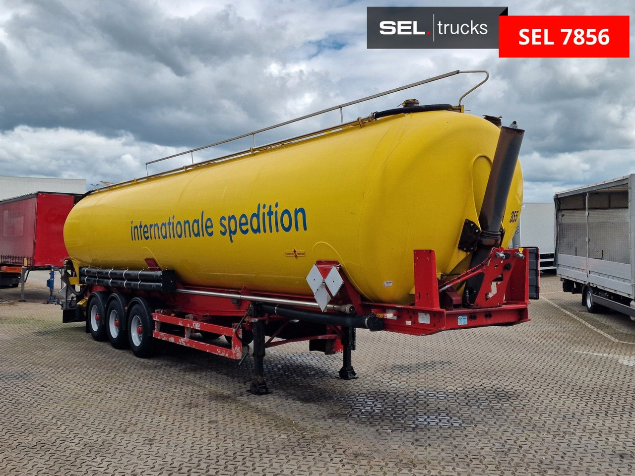 Spitzer SK2766 CAL GGVS / Kippsilo / 66m3 / ADR AT - Silo poolhaagis: pilt 3 Spitzer SK2766 CAL GGVS / Kippsilo / 66m3 / ADR AT - Silo poolhaagis: pilt 3