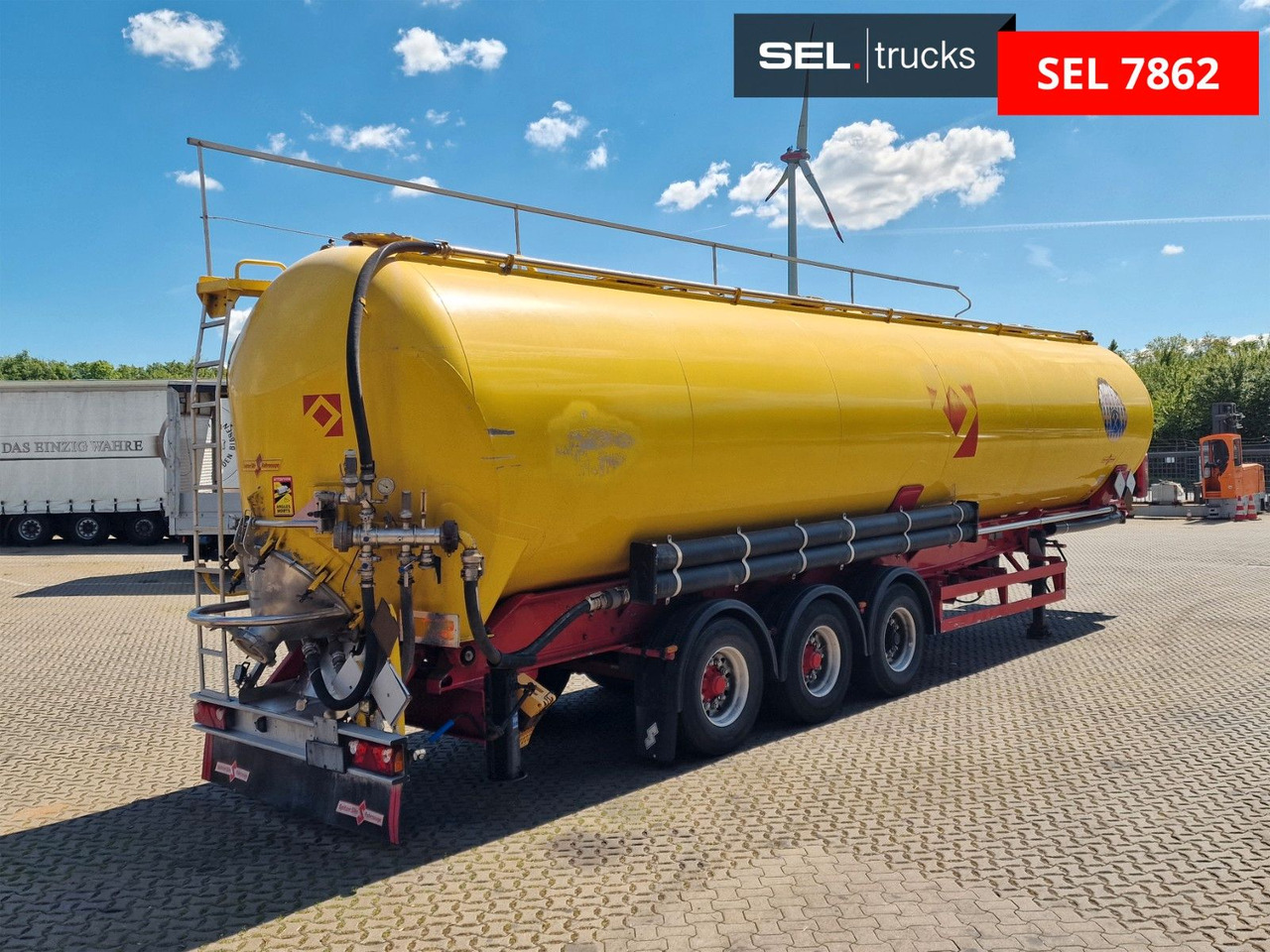 Spitzer SK2766CAL GGVS / Kippsilo / Alu / ADR AT / 66m³ - Silo poolhaagis: pilt 5 Spitzer SK2766CAL GGVS / Kippsilo / Alu / ADR AT / 66m³ - Silo poolhaagis: pilt 5