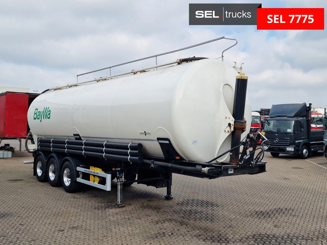 Spitzer SKS 27 / Kippsilo / 53.000 l / Liftachse - Silo poolhaagis: pilt 3 Spitzer SKS 27 / Kippsilo / 53.000 l / Liftachse - Silo poolhaagis: pilt 3