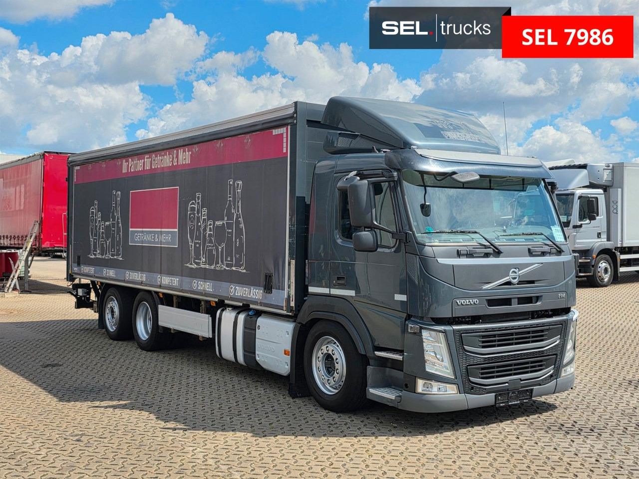 Volvo FM 410 / Ladebordwand / Lenkachse / Liftachse - Tent veoauto: pilt 3 Volvo FM 410 / Ladebordwand / Lenkachse / Liftachse - Tent veoauto: pilt 3