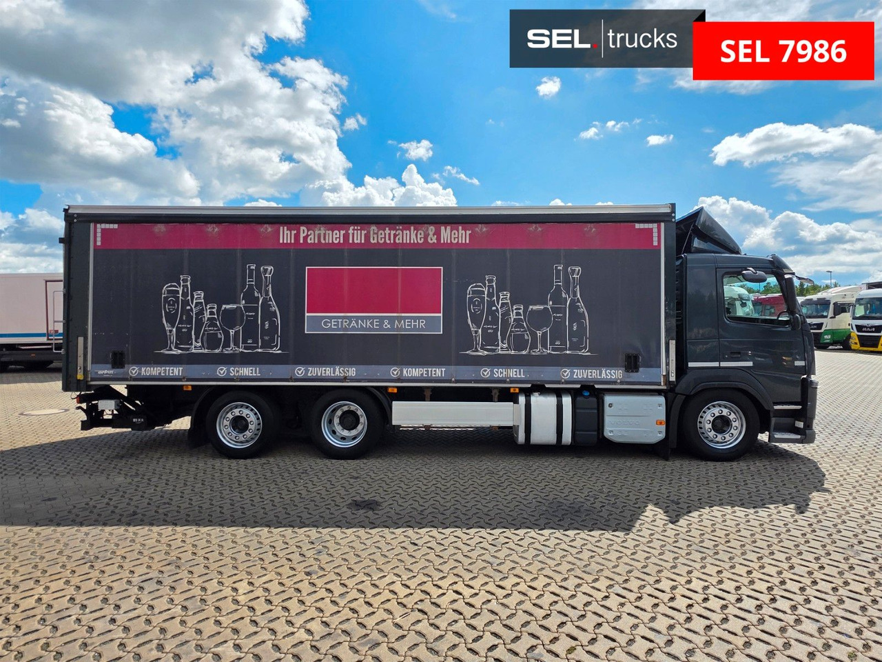 Volvo FM 410 / Ladebordwand / Lenkachse / Liftachse - Tent veoauto: pilt 4 Volvo FM 410 / Ladebordwand / Lenkachse / Liftachse - Tent veoauto: pilt 4