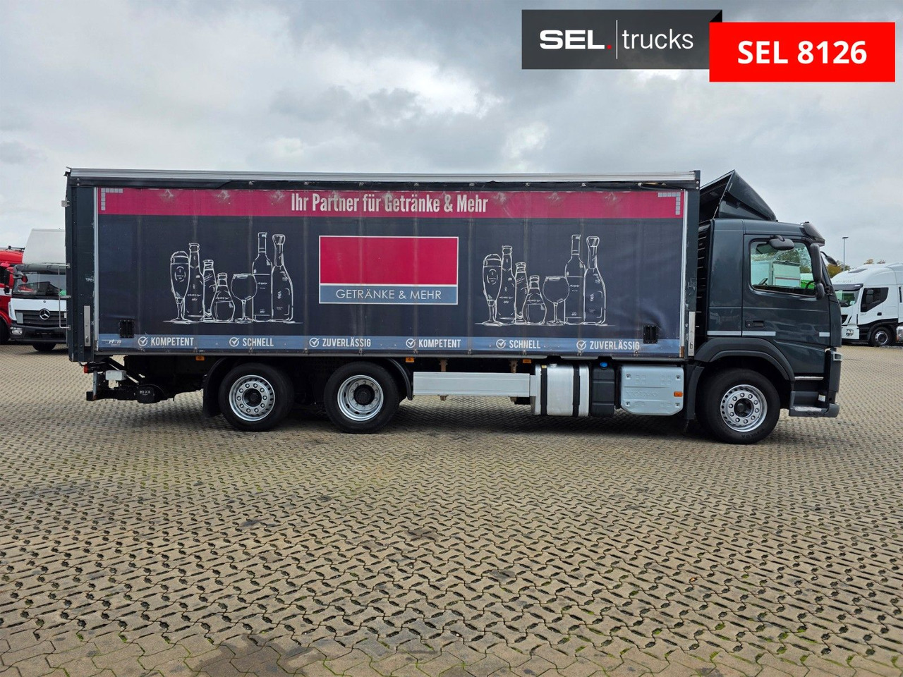Volvo FM 410 / Ladebordwand / Lenkachse - Tent veoauto: pilt 4 Volvo FM 410 / Ladebordwand / Lenkachse - Tent veoauto: pilt 4