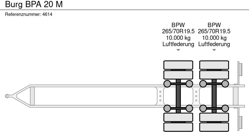 Furgoonjärelhaagis Burg BPA 20 M: pilt 13