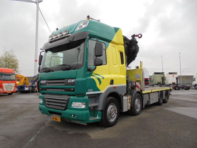 Madelveok/ Platvormveok, Kraanaga veoauto DAF FAD 85-460 8X4: pilt 12
