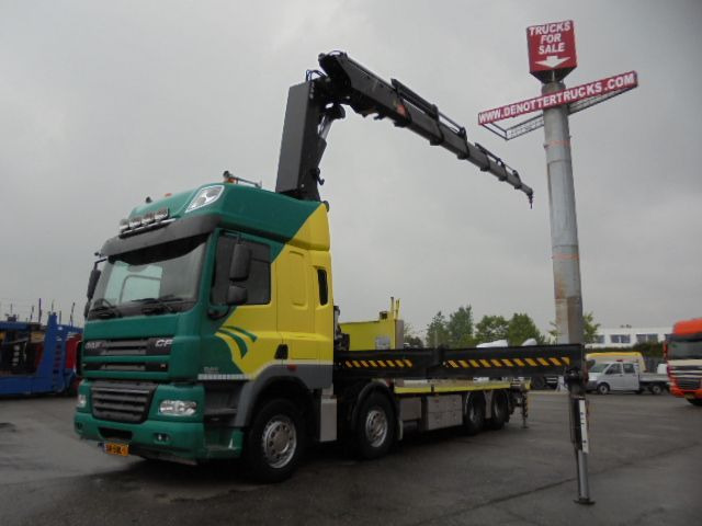 DAF FAD 85-460 8X4 - Madelveok/ Platvormveok, Kraanaga veoauto: pilt 1 DAF FAD 85-460 8X4 - Madelveok/ Platvormveok, Kraanaga veoauto: pilt 1