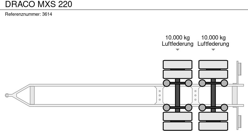 Platvormhaagis/ Madelhaagis DRACO MXS 220: pilt 8