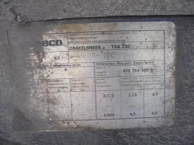 Tentpoolhaagis DRACO TXA 230 NL TRAILER: pilt 6 Tentpoolhaagis DRACO TXA 230 NL TRAILER: pilt 6