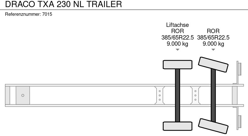 Tentpoolhaagis DRACO TXA 230 NL TRAILER: pilt 20 Tentpoolhaagis DRACO TXA 230 NL TRAILER: pilt 20