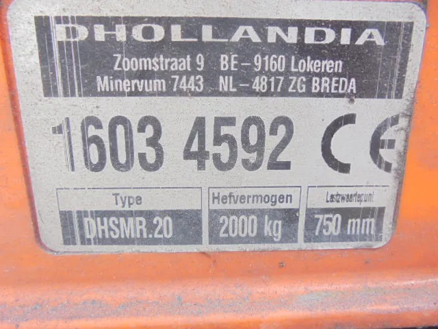 Sabatõstuk Dhollandia ONDERVOUWKLEP DHSMR.20: pilt 7