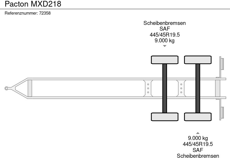Furgoonjärelhaagis Pacton MXD218: pilt 11