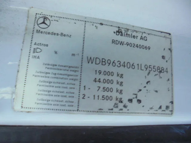 Sadulveok Mercedes-Benz Actros 1842 LS NL TRUCK: pilt 18